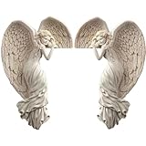Construction de qualité : fabriquées à partir de résine de qualité, les statues de décoration de cadre de porte sont légères mais durables, offrant une beauté..Le matériau est résistant aux intempéries, ce qui les rend adaptés à une utilisation intérieure et extérieure sans craindre de décoloration ou de dommages.