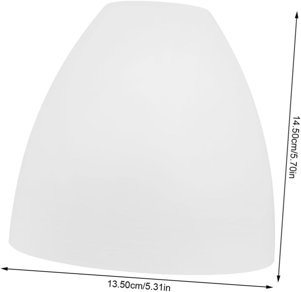 Cabilock 2pcs Replacement Shades for Lamps Frosted Glass Lampshade Decorative Glass Lampshade for Ceiling Lamp
