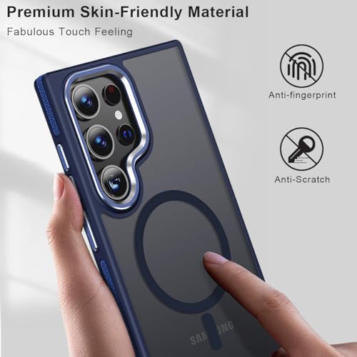 Image of MALEWOLF Magnetic Case for Samsung Galaxy S23 Ultra, Slim Matte Cover