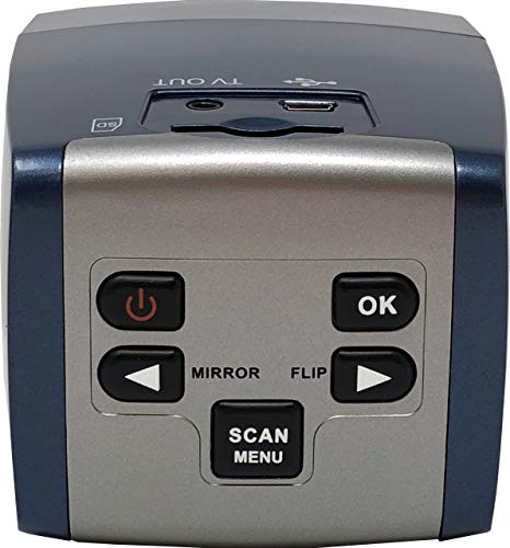 ZONOZ FS-3 22MP All-in-1 Film & Slide Converter Scanner, Speed-Load Adapters for 35mm, 126, 110 Negative & Slides, Super 8 Films - Worldwide Voltage 110V/240V AC Adapter