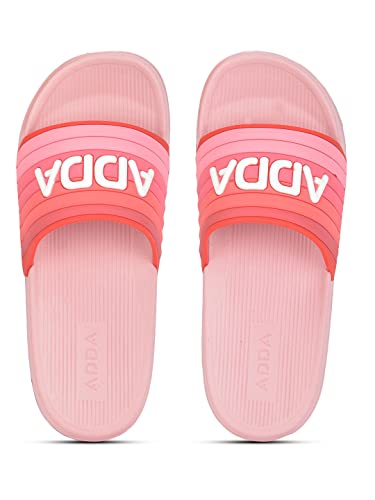 Image of Adda STRIPES| Durable & Comfortable | EVA Sole | Lightweight | Fashionable | Super Soft | Outdoor | Striped | Sliders for Women