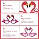 YSJCHEBS 3 Stück Flamingo-Anziehbrillen, Lustige Sonnenbrillen, Neuartige Brillen, Sonnenbrillen Im Hawaiianischen Stil, Flamingo-Sonnenbrillen, Party-Anziehaccessoires