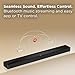 TCL Q65H Q Class 5.1 Channel Sound Bar with Dolby Atmos, DTS:X, Ray Danz Technology, Wireless Subwoofer, Wireless Surround Speakers, and Bluetooth Music Streaming