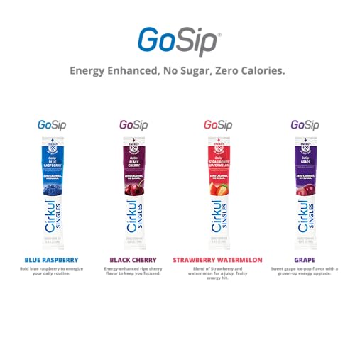 Image of Cirkul GoSip 24-Pack Liquid Caffeine Sticks. 0 Sugar, 0 Cal, No Powder