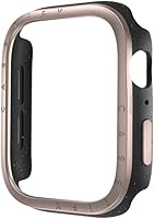 Vista 4 de CASETiFY Funda para Apple Watch Impact [Bisel de Aluminio Cepillado] Compatible con Apple Watch Series 4-6, SE - 40mm - Oro
