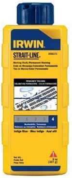 Straight Line Straight Line Staining Chalk Permanent Indigo Blue 8 Oz by Irwin Industrial