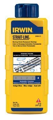 Straight Line Straight Line Staining Chalk Permanent Indigo Blue 8 Oz by Irwin Industrial