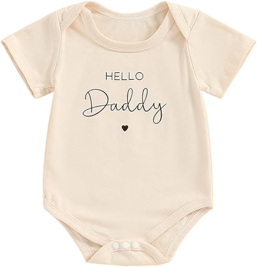 Merqwadd Pregnncy Announcement Baby Bodysuit Reveal Idea&Surprise Gift For Husband, Grandma, Grandpa or Family