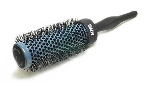 Nano Thermal Ceramic ionic Hair Brush Medium (Dark Gray) By Alpha New York