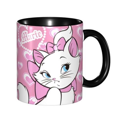 マリーちゃん 猫 ネコ マグカップ 330ml ティーカップ コーヒーカップ カップ セラミック Mug Cup 軽量 直接ドリップ おしゃれ かわいい 電子レンジ対応 グッズ オフィス 家用 プレゼント