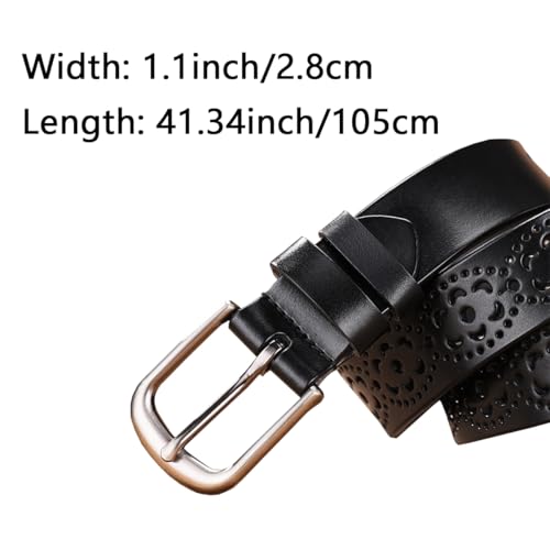 Women Belts for Jeans Fashion Ladies Belt Vintage Belt Hollow Leather Belts for Women3
