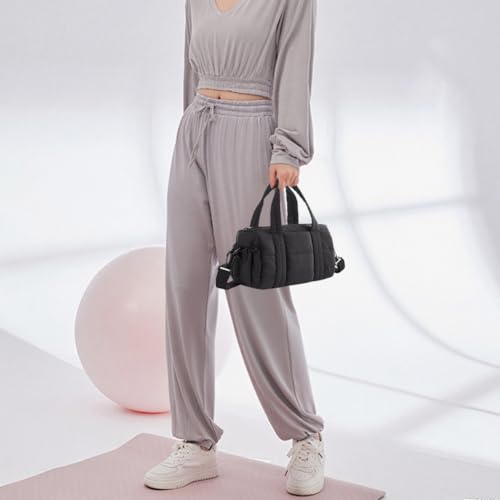 Mini Gym Bag with Detachable Strap Small Duffle Bag Mini Crossbody Bags for Women4