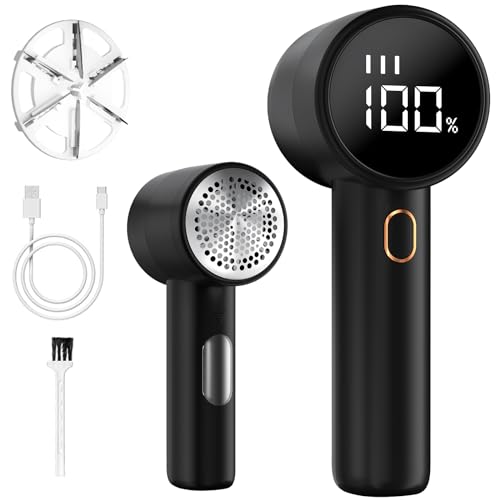 Rasoir Anti Bouloche,Puissant Rasoir Anti-Bouloche Électrique Avec 3 Lame,3 Vitesses Dissolvant De Anti Peluches - Electroménager