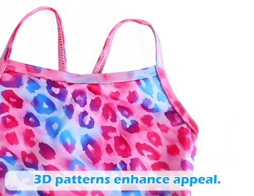 Image of Snowheart Girls Swimsuit One-Piece Bathing Suits Multicolor Kids Sport Summer Beach Swimwear for 2-12 Years Old