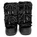 ZHENAIYISHENG Faux Fur Boots for Women - Fuzzy Fluffy Furry Water Resistant Snow Boots for Women - Anti-Slip with Cotton Sponge Lined and TPR Rubber Sole Black White Fur Boots black 10 11