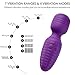Mini Rechargeable Personal Powerful Quiet Body-Safe 28Frequency Wand Massager Magic Therapeutic Powerful, Cordless for Back, Neck, Shoulder for Women and Couple