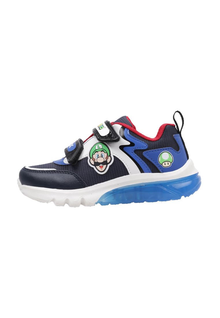 Geox J CIBERDRON BOY I, Sneaker, Navy/Royal,