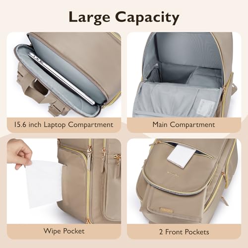 Mommore Diaper Bag Backpack, Breast Pump Bag With Cooler Pocket For Breast Milk, Fits Spectra S1, S2/Momcozy thumb #2