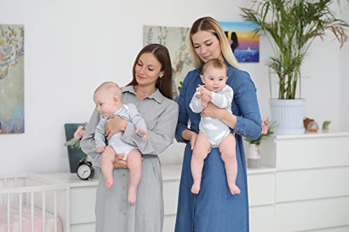 Image of BaeBae Goods Long Sleeve Cotton Baby Bodysuits One Piece For Boys Girls 12 Pack (0-3 Months)