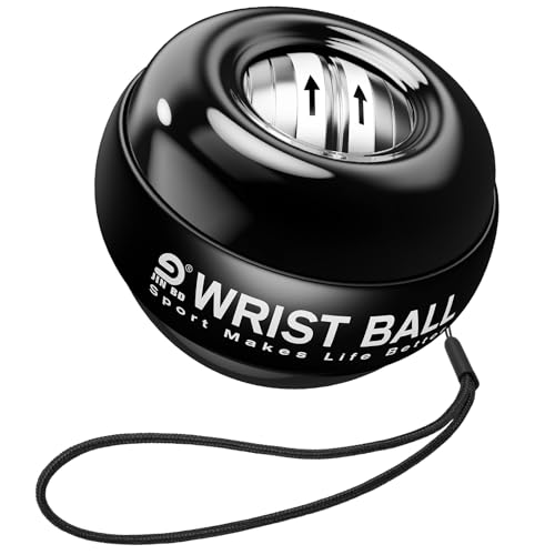 JIN BD Wrist Trainer Ball Auto-Start Wrist Strengthener Gyroscopic Forearm Exerciser Gyro Ball for Strengthen Arms
