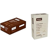 RXBAR Protein Bars, 12g Protein, Peanut Butter Chocolate, 22oz Box 12 Bars + RXBAR Protein Bars, 12g Protein, Coconut Chocolate, 22oz Box 12 Bars