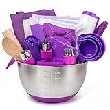 Kids Baking Set–Real Cooking Set for Kids with Kids Cooking Utensils & Kitchen Accessories, Measuring Tools...