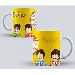 Tasse Beatles Sgt Pepper en céramique, cadeau original. - Les Beatles, Paul McCartney, John Lennon, RIngo Starr, George Harrison