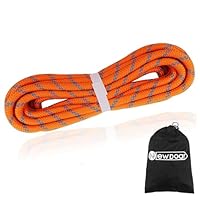 NewDoar Corda Da Arrampicata 10mm - Alta Resistenza, 10/20/30m, 2 Ganci, Per Outdoor E Sicurezza - Foto 1