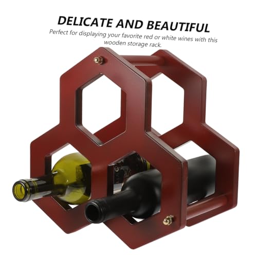 Soporte para botellas de vino de madera STOBAZA miniatura 3