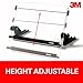 3M Adjustable Document Copy Holder, In-line with Monitor Minimizing Head and Neck Movement, 150 Sheet Capacity Holds Sheets to Books, Elastic Line Guide Keeps Pages Open, 14