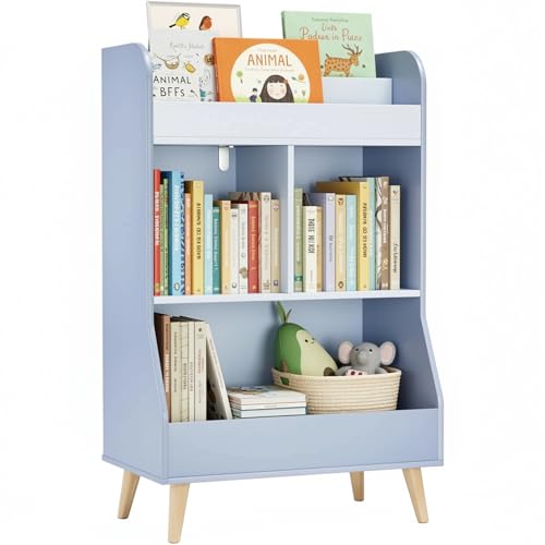 MAMIZO Étagère pour Enfants 94×62×34cm, étagère à Jouets, étagère pour Chambre d'enfant,...