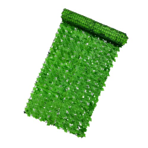 HANABASS Pantalla de Privacidad Artificial de Pared Verde Simulada para Jardín Valla Decorativa para Ocultación y Decoración Exterior