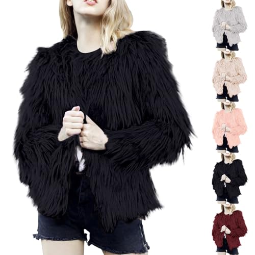 ジャケット・アウター eaphi wave design shaggy long coat Eaphi Wave Design Shaggy Long Coat