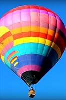 Hot Air Balloon Journal: (Hot Air Balloons Notebook, Balloons, Sky, Log Book, Diary, School Composition Book, Creative Writing, Poetry, 6 x 9", Medium, Ruled) 1718655673 Book Cover