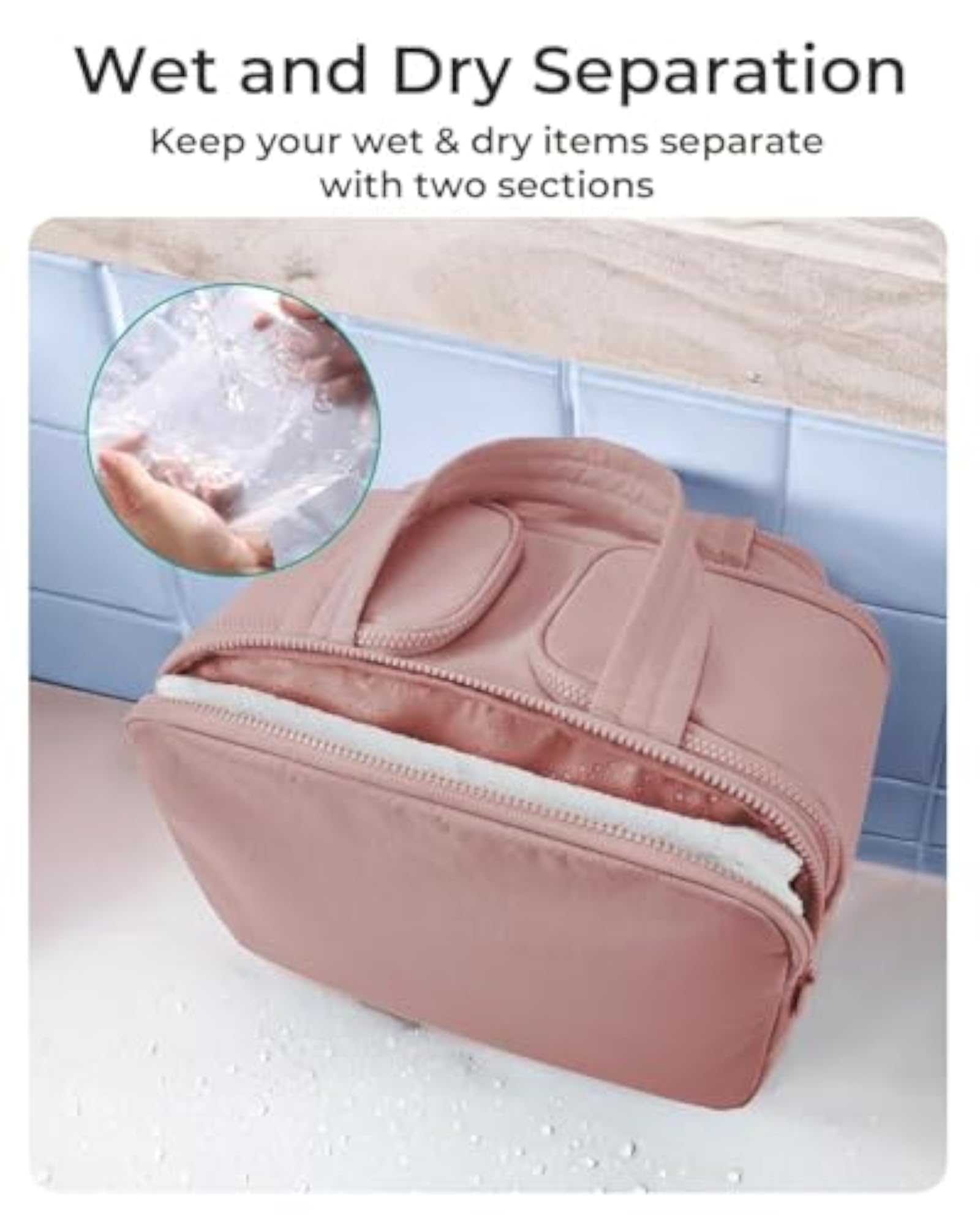 4 in 1 Multi Functional Toiletry Bag for Women