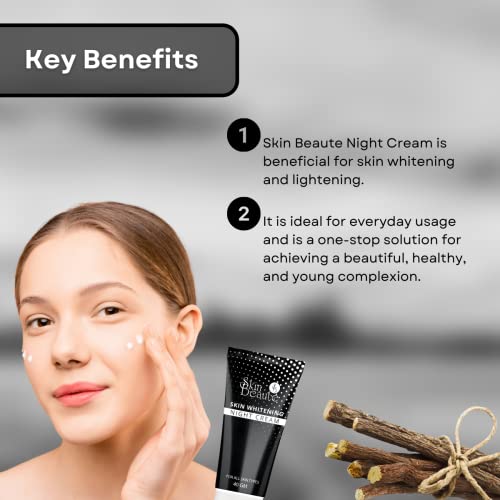 Image of Skin Whitening Night Cream | Pack Of 2 | 40g Each