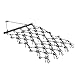 VEVOR Drag Harrow, 4 ft x 4 ft Durable Chain Harrow with 69 Sharp Teeth, Suitable for ATV UTV Tractor, Ideal for Soil Preparation, Seeding, Smoothing Landscapes, and Yard Gravel Driveway Maintenance