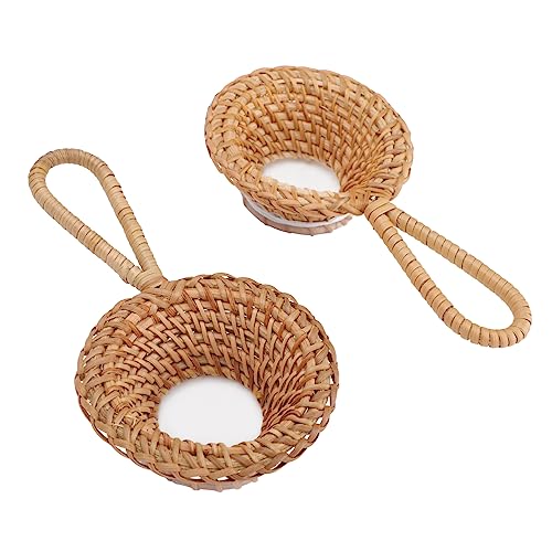 Ipetboom 2 Stück Teefilter Infuser aus Weide Chinesisches Kung Fu Tee Zubehör für Teebereitung und Filterung für Teeliebhaber Gelb Ipetboom 2 Stück Teefilter Infuser aus Weide Chinesisches Kung Fu Tee Zubehör für Teebereitung und Filterung für Teeliebhaber Gelb