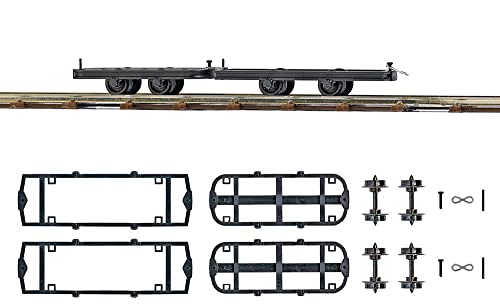 Busch BUE12295 : 2 châssis pour bricoleurs de modélisme ferroviaire à l'échelle H0