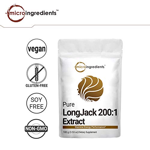 Micro Ingredients Tongkat Ali Extract 200:1 (Longjack) Powder, 100 Grams, Grown in Indonesia, 100% Pure Eurycoma Longifolia Root Extract, Bitter Taste - No Filler, No Additive, Non-GMO - Image 5