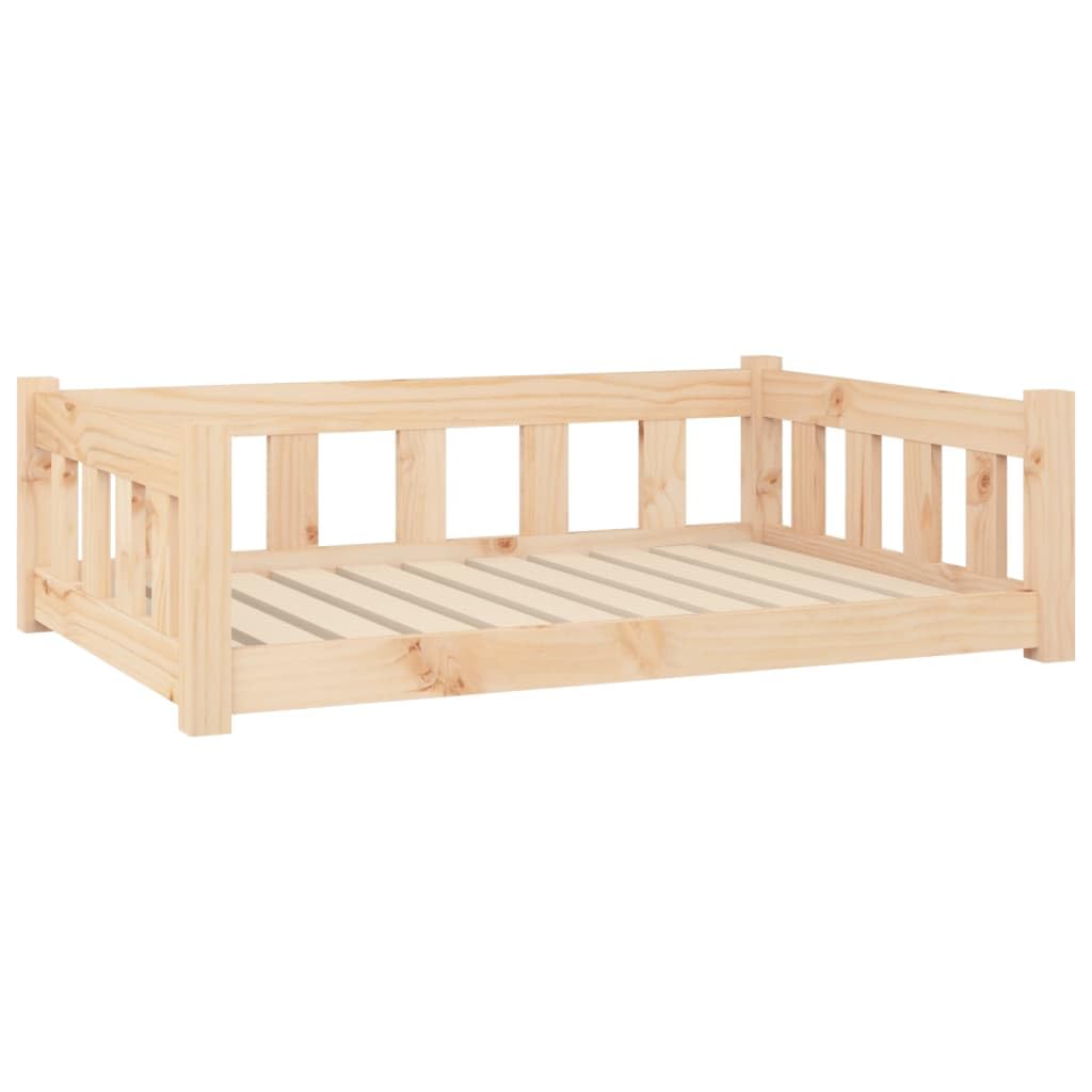 vidaXL Cama para Perros Madera Maciza de Pino 95,5x65,5x28 cm Cachorro Mascota