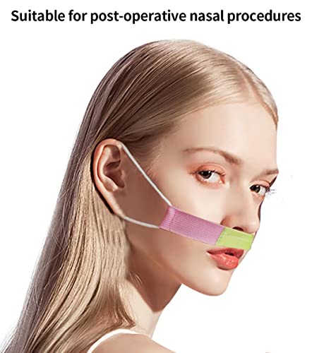 6 peças bandagem nasal à prova d'água suporte de curativo nasal cirurgia elástica pós-operatório na