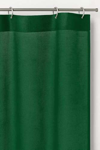 Corredocasa Tenda Zanzariera con Anelli Porta Finestra a Rete da Esterno Balcone Tinta Unita Insetti Moschiera Anti Mosche Zanzare Insetti Terrazzi Balcone Giardino cm 150x250 (Verde)