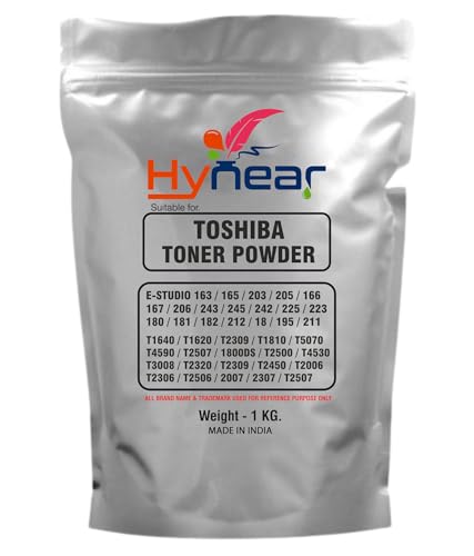 Image of Ultra Dark Black Toner Powder Suitable for Toshiba E-Studio 163 /165 /203 /205 /166 /167 /206 /243 /245 /212 /18 /195 /211 /T1640 /T1620 /T2507 Printers (Pack of 1) (1 Kg)