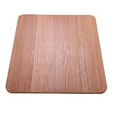 Phefop Klappbare Wohnmobil-Tischplatte aus Massivem Holz, Marine-Tischplatte 23,43 X 18,90 Zoll, 18 Mm Dick, Flache Oberfläche, Schraublochmontage, für Boots-, Yacht-, Anhänger- und