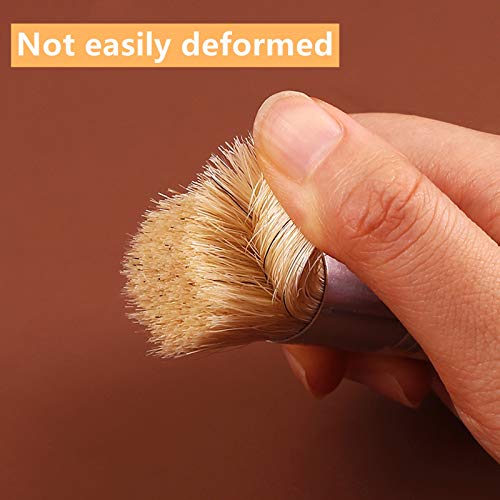 Yopay 12 Pack Wooden Stencil Brush, Natural Bristle Paint Brush Set For Acrylic Painting, Oil Painting, Watercolor Painting, Stencil Project, Card Making And Diy Art Crafts #TOP3