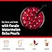 Fanale Watermelon Popping Boba Pearls, Vegan, Non GMO, Gluten Free, Fat Free, Perfect for Bubble Tea, Smoothies, Ice Cream, Desserts, and Beverages.