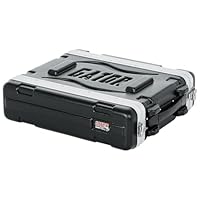 Lightweight polyethylene construction Threaded, field replaceable 7mm zinc-plated steel rack rails Front & rear rack rails Heavy-duty twist latches and comfortable recessed side handles Compact 14.25" rack depth including rear lid