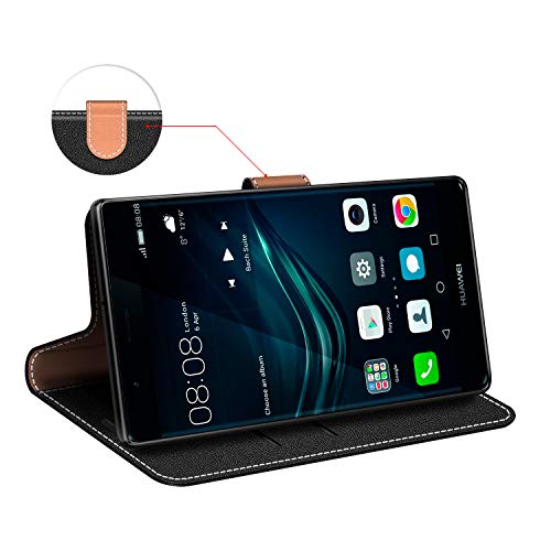 COODIO Custodia per Huawei P9, Custodia in pelle