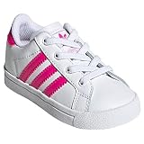 adidas Coast Star EL I Madchen białe buty sportowe EE7509, biały - biały/różowy - 26.5